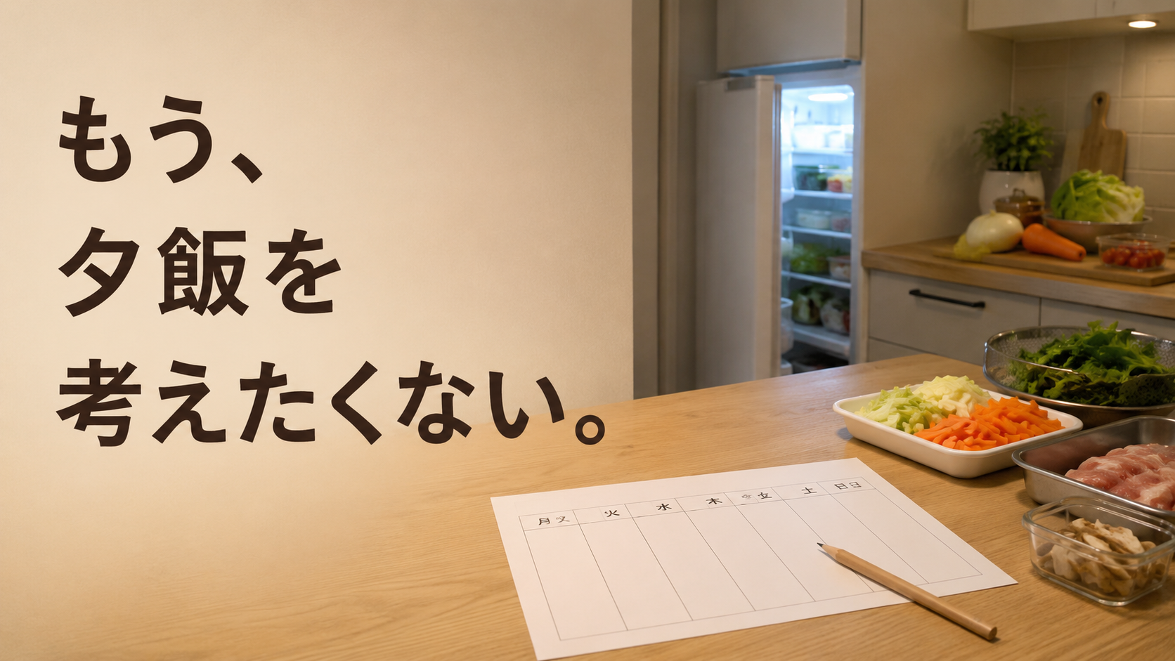 ヨシケイのお試し5daysで夕飯を考えたくない日の負担を見るアイキャッチ画像